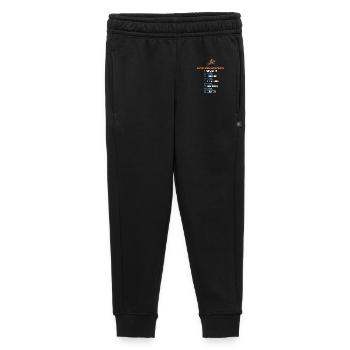 Mein Reit-Wochenende Zeitplan - Kinder/Teenager Premium Sweathose - Schwarz - Vorne - AI Model Kid Male (0cm)