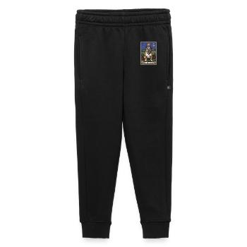 Bulldog Tarotkarte - Kinder/Teenager Premium Sweathose - Schwarz - Vorne - AI Model Kid Male (0cm)