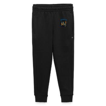 La silhouette de Münster, Allemagne, avec cyclistes et touristes - Pantalon de survêtement enfant/adolescent premium - noir - Devant - AI Model Kid Male (0cm)