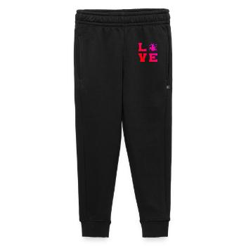 Idée de cadeau pour le musicien avec des jeux de batterie - Pantalon de survêtement enfant/adolescent premium - noir - Devant - AI Model Kid Male (0cm)