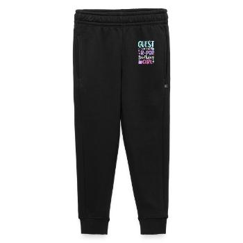 Guest of The K Pop Birthday Girl - Kids’/Teens' Premium Sweatpants - black - Front - AI Model Kid Male (0cm)