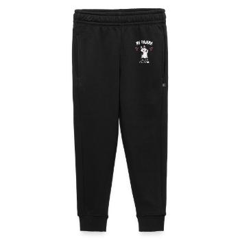 Pyjama en poil de husky pour chien - Pantalon de survêtement enfant/adolescent premium - noir - Devant - AI Model Kid Male (0cm)