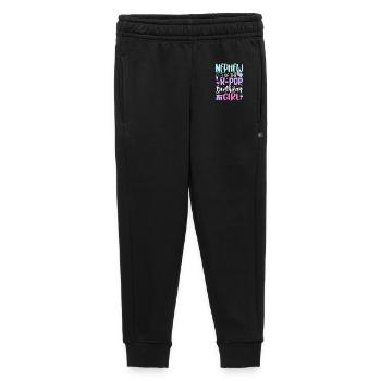 Neveu de la fille d’anniversaire K-Pop - Pantalon de survêtement enfant/adolescent premium - noir - Devant - AI Model Kid Male (0cm)