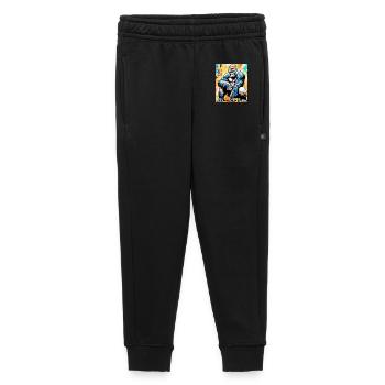 gorille - Pantalon de survêtement enfant/adolescent premium - noir - Devant - AI Model Kid Male (0cm)