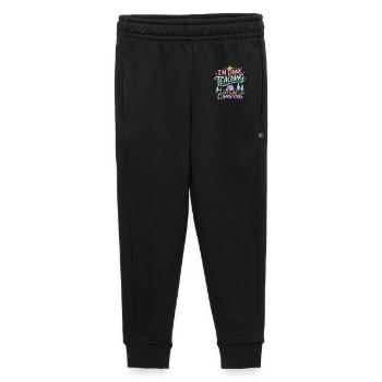 I'm Done Teaching Let's Go Camping Teacher Quote - Kids’/Teens' Premium Sweatpants - black - Front - AI Model Kid Male (0cm)