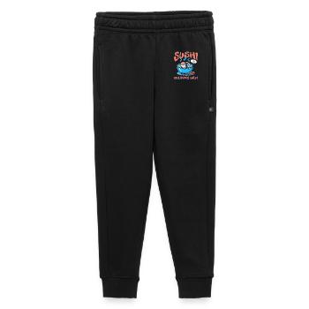 Journée de détente de sushi Nourriture mignonne - Pantalon de survêtement enfant/adolescent premium - noir - Devant - AI Model Kid Male (0cm)