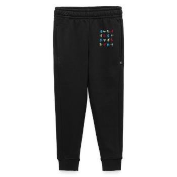 BMX / Bmx / bmx / idée cadeau / anniversaire - Pantalon de survêtement enfant/adolescent premium - noir - Devant - AI Model Kid Male (0cm)