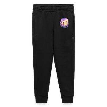 Lavender field - Kids’/Teens' Premium Sweatpants - black - Front - AI Model Kid Male (0cm)