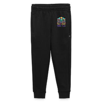 Cycling - Ride Bike design - Kids’/Teens' Premium Sweatpants - black - Front - AI Model Kid Male (0cm)