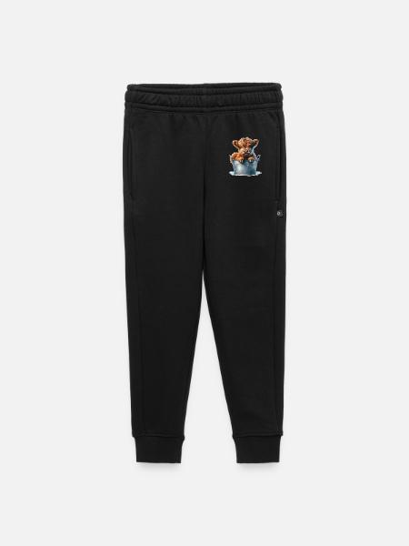 Highland Calf Cuteness - Baby Hochlandrind - Kinder/Teenager Premium Sweathose - Schwarz