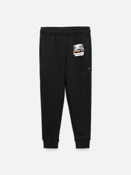 SNOW RACE - Kids’/Teens' Premium Sweatpants - black - Front