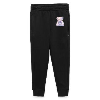 Coquette Ours Pailleté 🧸 - Pantalon de survêtement enfant/adolescent premium - noir - Devant - AI Model Kid Male (0cm)