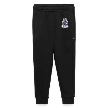 French Bulldog Dog Ski Skiing - Kids’/Teens' Premium Sweatpants - black - Front - AI Model Kid Male (0cm)