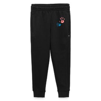 mother child hand Kinderhand - Kinder/Teenager Premium Sweathose - Schwarz - Vorne - AI Model Kid Male (0cm)