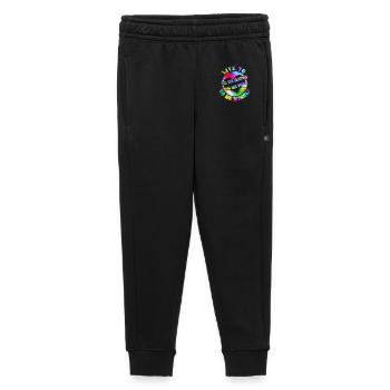 Leben Glücklich Frei Regenbogen Herz - Kinder/Teenager Premium Sweathose - Schwarz - Vorne - AI Model Kid Male (0cm)