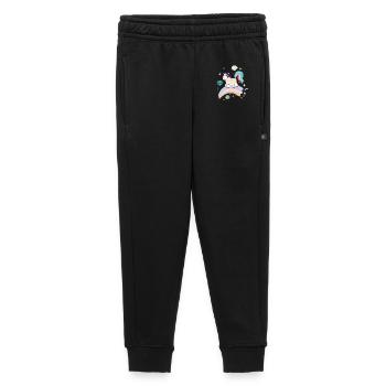 Licorne céleste sur arc-en-ciel - Pantalon de survêtement enfant/adolescent premium - noir - Devant - AI Model Kid Male (0cm)