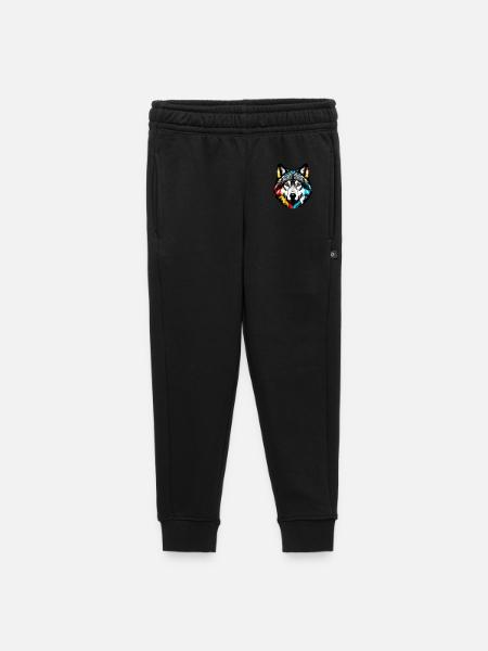 Wolf - Kids’/Teens' Premium Sweatpants - black