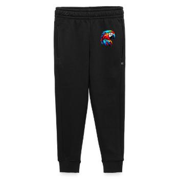 Perroquet - Pantalon de survêtement enfant/adolescent premium - noir - Devant - AI Model Kid Male (0cm)