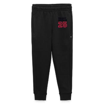 BELGIQUE Belgique 2025 - Pantalon de survêtement enfant/adolescent premium - noir - Devant - AI Model Kid Male (0cm)