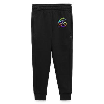 Gecko - Pantalon de survêtement enfant/adolescent premium - noir - Devant - AI Model Kid Male (0cm)