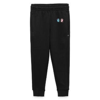 Pastel Baby Footprints and Question - Kids’/Teens' Premium Sweatpants - black - Front - AI Model Kid Male (0cm)