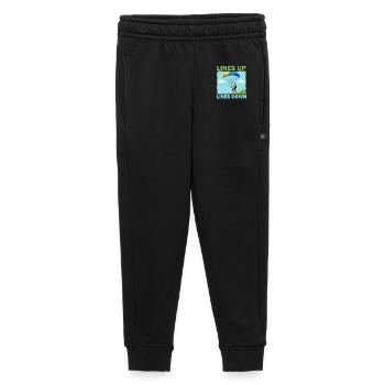 Aventure en parapente avec des lignes - Pantalon de survêtement enfant/adolescent premium - noir - Devant - AI Model Kid Male (0cm)