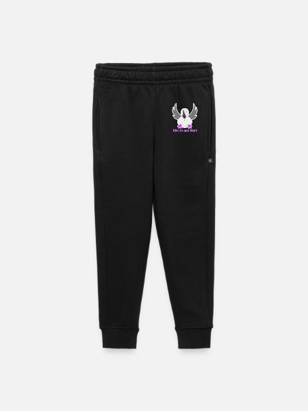 "Klei mi ann Mors" North German humor - Kids’/Teens' Premium Sweatpants - black