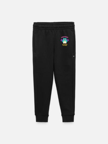 Penguinbat - Chillin’ in the Dark - Kinder/Teenager Premium Sweathose - Schwarz