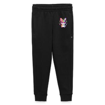 Ostern Niedlicher Bunter Regenbogen Hase - Kinder/Teenager Premium Sweathose - Schwarz - Vorne - AI Model Kid Male (0cm)