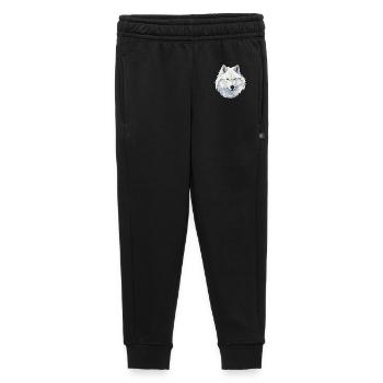 White Wolf - Kids’/Teens' Premium Sweatpants - black - Front - AI Model Kid Male (0cm)