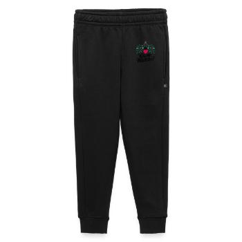 Festive Holly Heart Design - Kids’/Teens' Premium Sweatpants - black - Front - AI Model Kid Male (0cm)
