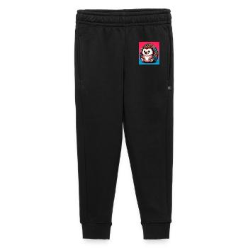 hérisson - Pantalon de survêtement enfant/adolescent premium - noir - Devant - AI Model Kid Male (0cm)