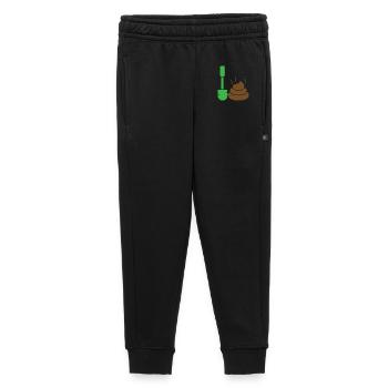 Marqueur vert rencontre émoticon de caca - Pantalon de survêtement enfant/adolescent premium - noir - Devant - AI Model Kid Male (0cm)