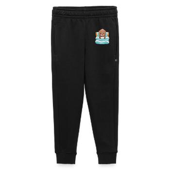 Une loutre mignonne câline dans son lit - Pantalon de survêtement enfant/adolescent premium - noir - Devant - AI Model Kid Male (0cm)