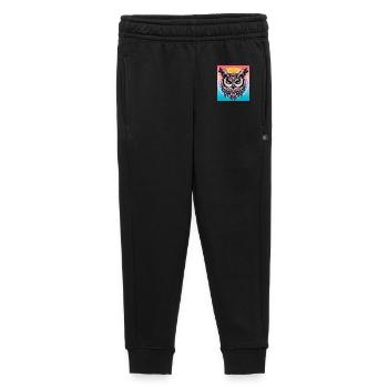 Eule - Kinder/Teenager Premium Sweathose - Schwarz - Vorne - AI Model Kid Male (0cm)