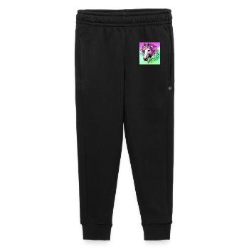 cheval - Pantalon de survêtement enfant/adolescent premium - noir - Devant - AI Model Kid Male (0cm)