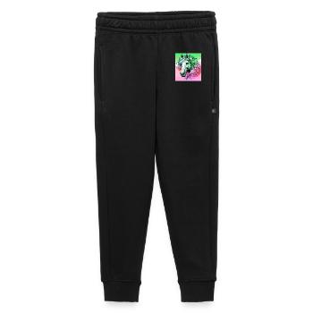 cheval - Pantalon de survêtement enfant/adolescent premium - noir - Devant - AI Model Kid Male (0cm)