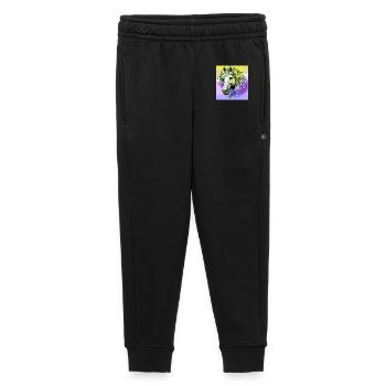 cheval - Pantalon de survêtement enfant/adolescent premium - noir - Devant - AI Model Kid Male (0cm)