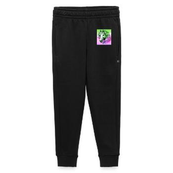 cheval - Pantalon de survêtement enfant/adolescent premium - noir - Devant - AI Model Kid Male (0cm)