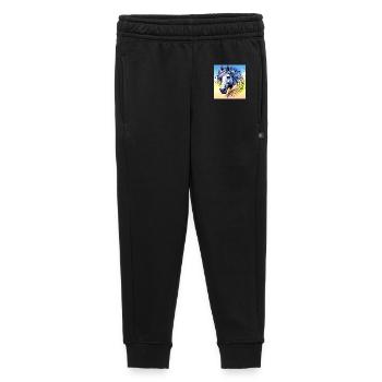 cheval - Pantalon de survêtement enfant/adolescent premium - noir - Devant - AI Model Kid Male (0cm)