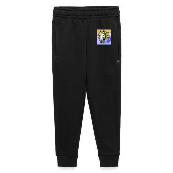 cheval - Pantalon de survêtement enfant/adolescent premium - noir - Devant - AI Model Kid Male (0cm)