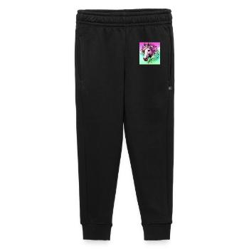 cheval - Pantalon de survêtement enfant/adolescent premium - noir - Devant - AI Model Kid Male (0cm)