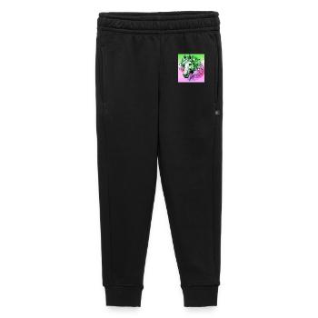 cheval - Pantalon de survêtement enfant/adolescent premium - noir - Devant - AI Model Kid Male (0cm)