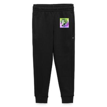 cheval - Pantalon de survêtement enfant/adolescent premium - noir - Devant - AI Model Kid Male (0cm)