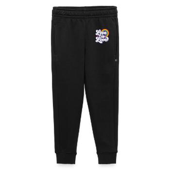 Pride Month LGBTQ - Love is Love - Kids’/Teens' Premium Sweatpants - black - Front - AI Model Kid Male (0cm)