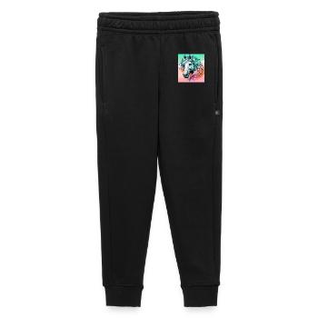 cheval - Pantalon de survêtement enfant/adolescent premium - noir - Devant - AI Model Kid Male (0cm)