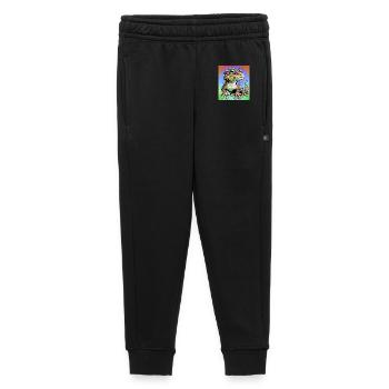 Gecko - Pantalon de survêtement enfant/adolescent premium - noir - Devant - AI Model Kid Male (0cm)