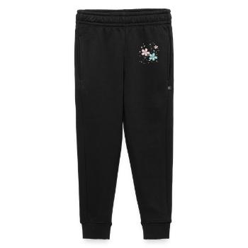fleurs tendres en rose et turquoise - Pantalon de survêtement enfant/adolescent premium - noir - Devant - AI Model Kid Male (0cm)