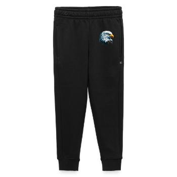 Eagle - Kids’/Teens' Premium Sweatpants - black - Front - AI Model Kid Male (0cm)