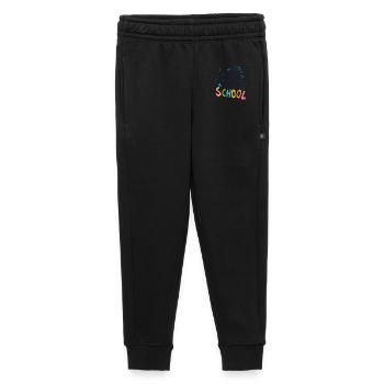 Temps d’école - Pantalon de survêtement enfant/adolescent premium - noir - Devant - AI Model Kid Male (0cm)